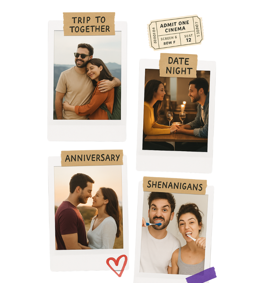 Adventure style scrapbook