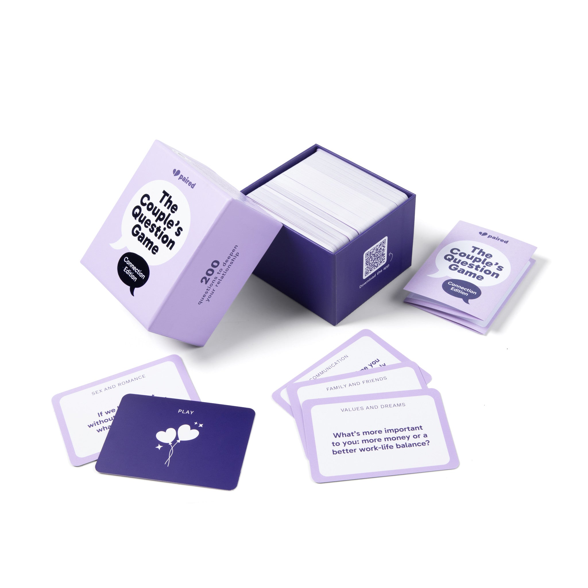 The Couple's Question Game Connections Edition - What's included